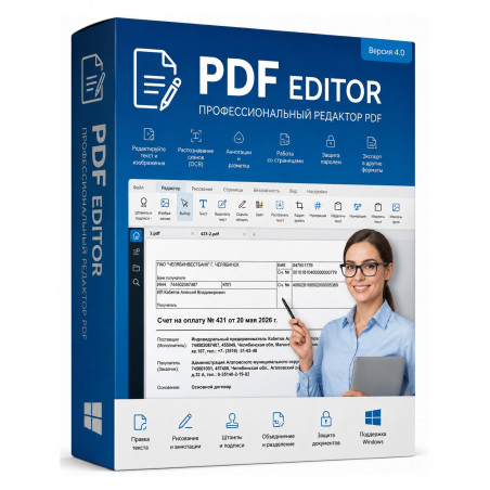 Бизнес-лицензия PDF Editor — ключ на организацию